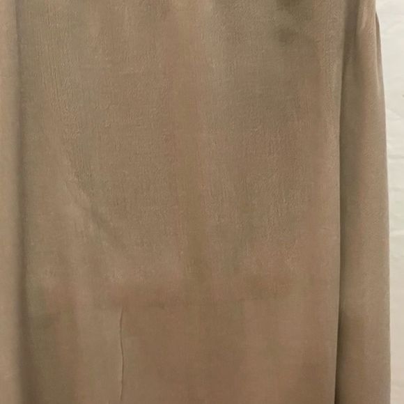 COPY - Vintage Small Mudd taupe tan sleeveless solid crochet yolk top tank top … - Picture 6 of 10